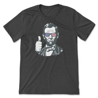 Load image into Gallery viewer, abraham lincoln approves american flag patriotic tshirt tee
