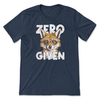 Load image into Gallery viewer, zero fox given humor tshirt
