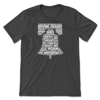 Load image into Gallery viewer, liberty bell tshirt dark grey heather
