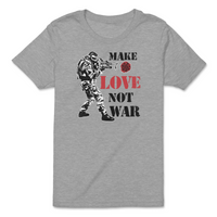 Load image into Gallery viewer, Make Love Youth Tee | Athletic Heather
