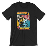 Load image into Gallery viewer, game over tee biden black

