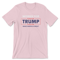 Load image into Gallery viewer, Women for Trump Tee pink color
