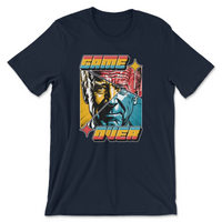 Load image into Gallery viewer, game over tee biden navy
