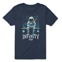 Load image into Gallery viewer, Infinity Youth Tee |  Heather Navy
