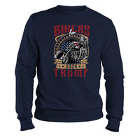 Load image into Gallery viewer, trump rider motorcyles for trump theme sweatshirt navy
