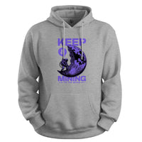 Load image into Gallery viewer, Keep Mining Hoodie sport grey color
