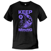 Load image into Gallery viewer, Keep Mining Tee black Heather color
