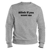 Load image into Gallery viewer, Blink Crewneck Sweatshirt sport grey color

