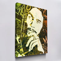 Load image into Gallery viewer, Lameduckrpints Bob Marley Vertical Canvas Wall Art
