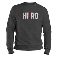 Load image into Gallery viewer, Born a Hero Crewneck Sweatshirt
