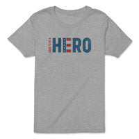 Load image into Gallery viewer, Born a Hero Youth T-Shirt | Athletic Heather
