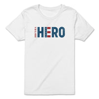 Load image into Gallery viewer, Born a Hero Youth T-Shirt | White
