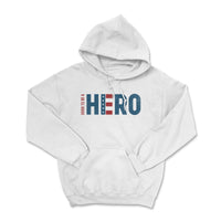 Load image into Gallery viewer, Born a Hero Hoodie | White
