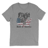 Load image into Gallery viewer, Born to Fight Premium Triblend T-Shirt | AthleticGrey
