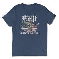 Load image into Gallery viewer, Born to Fight Premium Triblend T-Shirt | Navy
