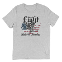 Load image into Gallery viewer, Born to Fight Premium Triblend T-Shirt |  Solid White
