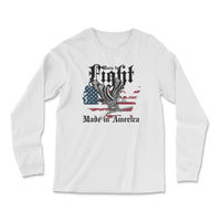 Load image into Gallery viewer, Born to Fight Long Sleeve Shirt | White
