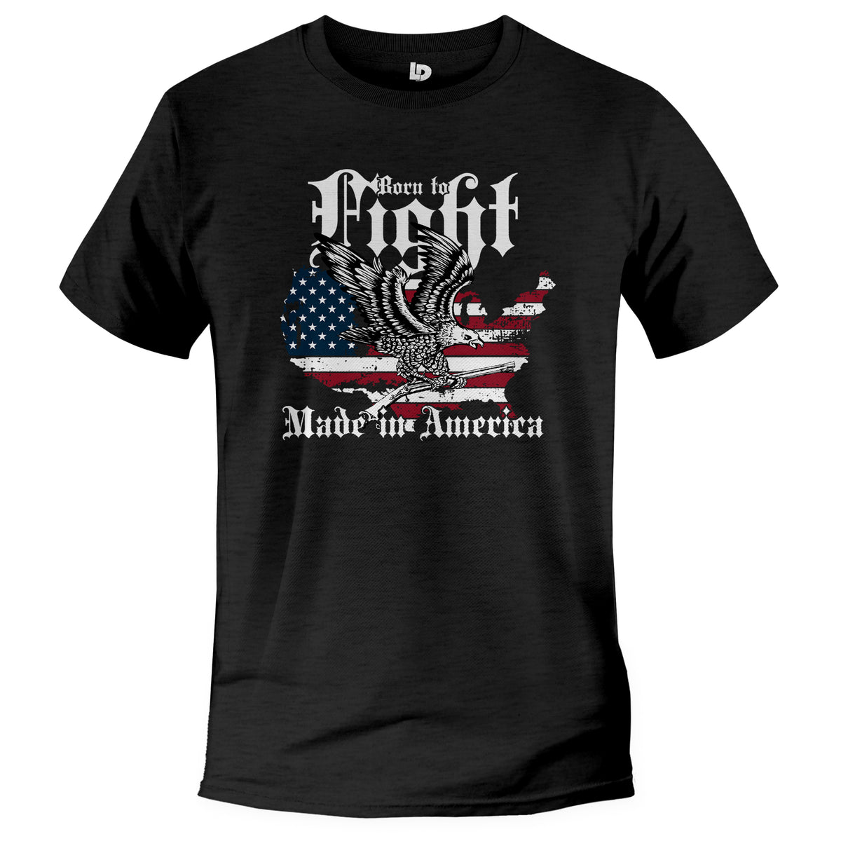 Born to Fight Premium Triblend T-Shirt | Solid Black