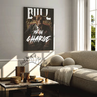 Load image into Gallery viewer, Bull is in Charge Verticsl Canvas Wall Art
