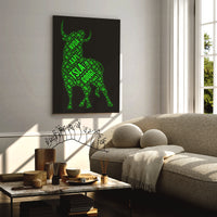 Load image into Gallery viewer, Raging Bull Trading Vertical Canvas Wall Art
