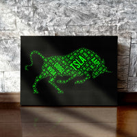 Load image into Gallery viewer, Bullish Bull Trading Canvas Horizontal Wall Art
