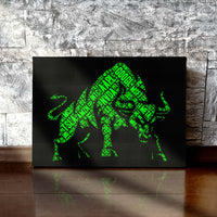 Load image into Gallery viewer, Bullish Bull Trading Canvas Horizontal Wall Art
