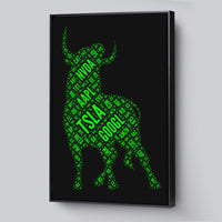 Load image into Gallery viewer, Raging Bull Trading Vertical Framed Canvas Wall Art
