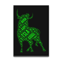 Load image into Gallery viewer, Raging Bull Trading Vertical Framed Canvas Wall Art
