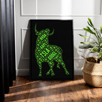 Load image into Gallery viewer, Raging Bull Trading Vertical Framed Canvas Wall Art
