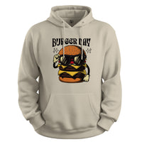 Load image into Gallery viewer, Burger Day Hoodie sand color
