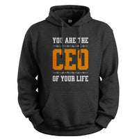 Load image into Gallery viewer, CEO Hoodie dark heather color
