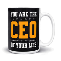Load image into Gallery viewer, CEO Mug 15oz black color
