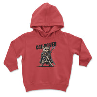 Load image into Gallery viewer, Cat Power Youth Hoodie  Red color

