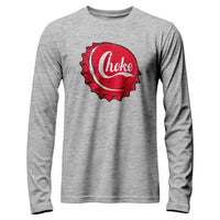 Load image into Gallery viewer, Choke Crown Long Sleeve Tee Athletic Heather color

