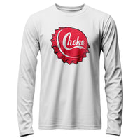 Load image into Gallery viewer, Choke Crown Long Sleeve Tee white color

