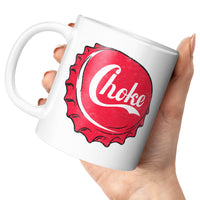 Load image into Gallery viewer, Choke Crown Mug 11oz white color
