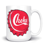 Load image into Gallery viewer, Choke Crown Mug 15oz white color
