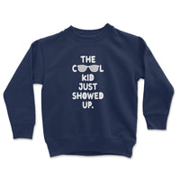 Load image into Gallery viewer, Cool Kid Youth Crewneck navy color
