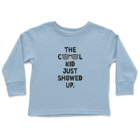 Load image into Gallery viewer, Cool Kid Toddler Long Sleeve light blue color
