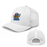 Load image into Gallery viewer, Cool Monkey Trucker Hat white color
