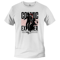 Load image into Gallery viewer, Cosmic Explorer Tee white color
