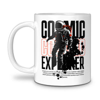 Load image into Gallery viewer, Cosmic Explorer Mug 11oz white color
