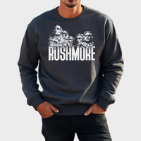 Load image into Gallery viewer, modern mount rushmore crewneck sweatshirt
