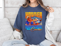 Load image into Gallery viewer, Donald Trump Hoochie Coochie Bootleg T-Shirt denim color
