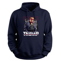 Load image into Gallery viewer, DJT Boss Donald Trump Hoodie navy color
