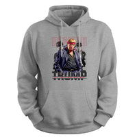 Load image into Gallery viewer, DJT Boss Donald Trump Hoodie sport grey color
