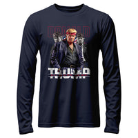 Load image into Gallery viewer, DJT Boss Donald trump Long Sleeve navy color
