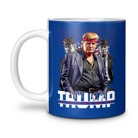 Load image into Gallery viewer, DJT Boss Donald Trump 11oz Mug dark blue color
