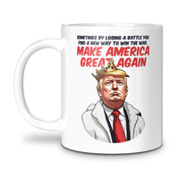 Load image into Gallery viewer, Trump Battle Mug 11oz white color
