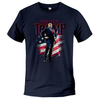 Load image into Gallery viewer, DJ trump t shirt navy color
